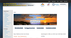 Desktop Screenshot of bs-wirtschaft-rostock.de